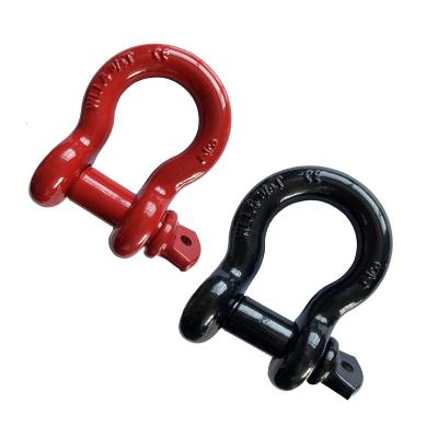 China Durable HANDO D Ring Shackles 4.75Ton 3/4 Shackle For Recovery Tow Strap for sale