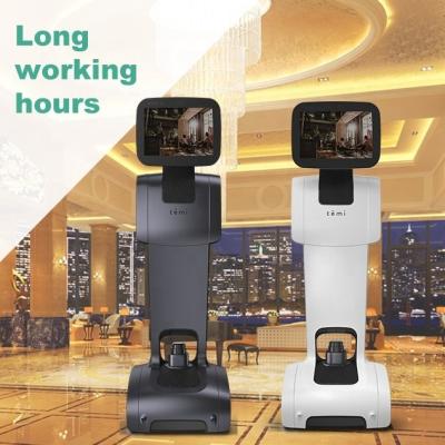 China Human-Computer Interaction Temi Welcomes Home Room Butler Food Robots Intelligent Customer Delivery Waiter Luxury Hotel Restaurant Robot for sale