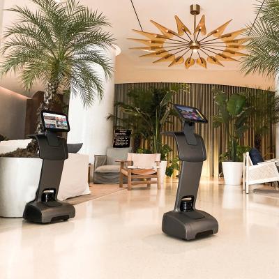 China Mobile butler hotel concierge telepresence hotel service AI temi robot and human-computer interaction robot for sale