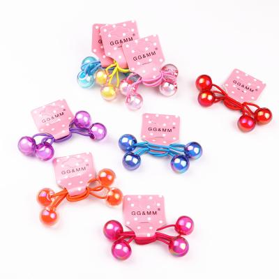 China Stability Children's Symphony Partial Hole Beads Ball Hair Tie Cartoon Hair Rope for sale