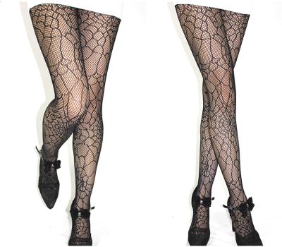 China Sexy Lace Tattoo Jacquard Vertical Stripes Silk Stockings Small Mesh Rompers Breathable Hollow Japanese Net Stockings Sexy BOD for sale