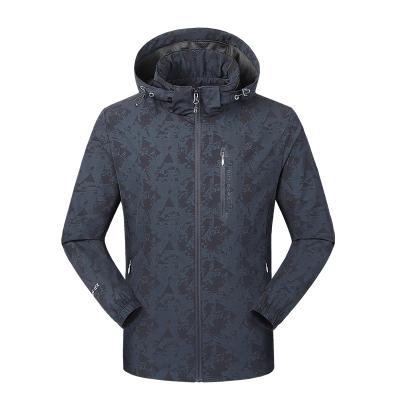 China High Quality Soft Outdoor Hiking Fishing Recycling Warm Breathable Shell Rain Gear Windproof Men's Jackets for sale