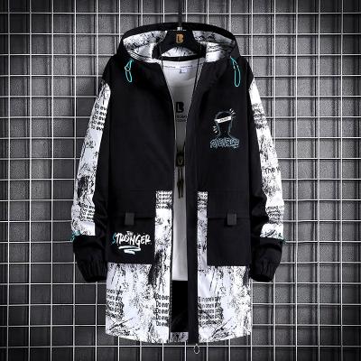 China QUICK DRY men's street style jacket jacket retro hip hop zipper casual men's jacket for sale