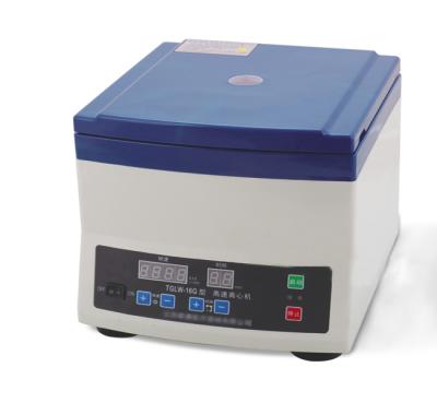 China TGLW-16G High Speed ​​Table Top Centrifuge Digital Display / Brushless High Speed ​​Centrifuge Machine TGLW-16G for sale