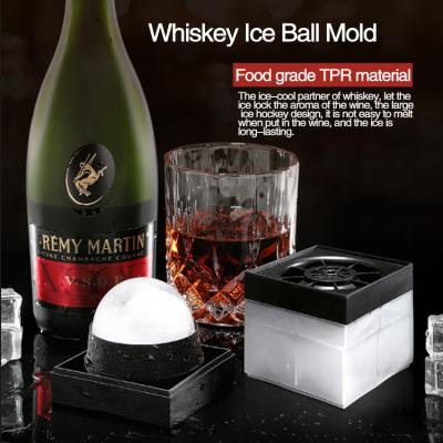 China Creative household simple ice maker wine set ice cube mold TP plastic ice tray for sale