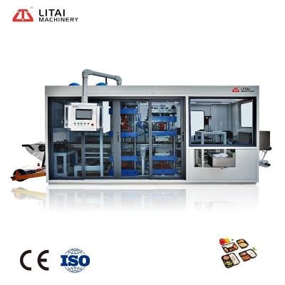 China Full Automatic Plastic Egg Tray Thermoforming Making Machine Factory Servo Motor Drive System Fast Food Container for sale