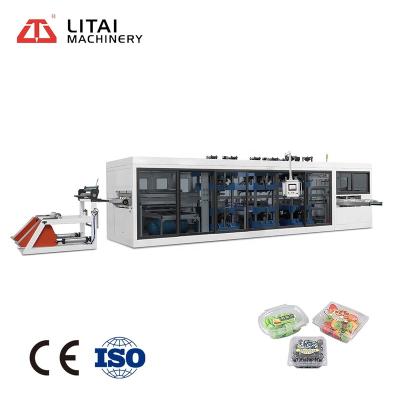 China Plastic Products Fully Automatic Pet Plastic Thermoforming Machinery With CE And ISO Certification for sale