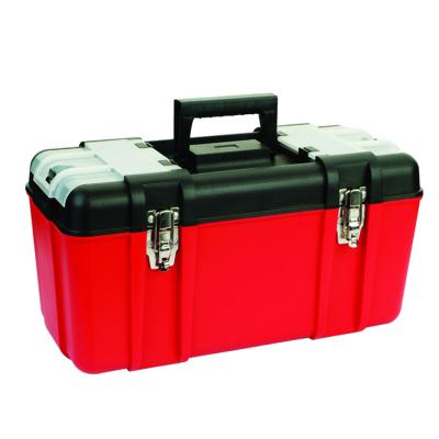 China MJ-3098 Red Durable and Portable Tool Storage Case 19Inch Customized 495x240x255mm Cheap Tool Boxes for sale