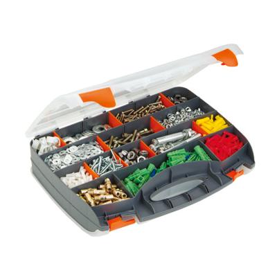 China Ambient. Goods. Portable. The Plastic Box Tool Kit Case Etc. MJ-3130 Environmental 380x290x80mm with 2 hinged locking clasps on lid for sale