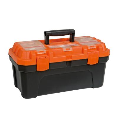 China Ambient. Goods. Portable. Multifunctional outdoor plastic box etc. China MJ-6027 Orange+Black For Mechanic 259Hmm Tool Box Custom Storage 507L X 254W X for sale