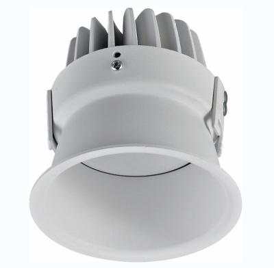 China EUROPEAN Recessed Anti-glare Waterproof Round Light IP44 Downlight 10W Retrofit LED COB For Bathroom for sale