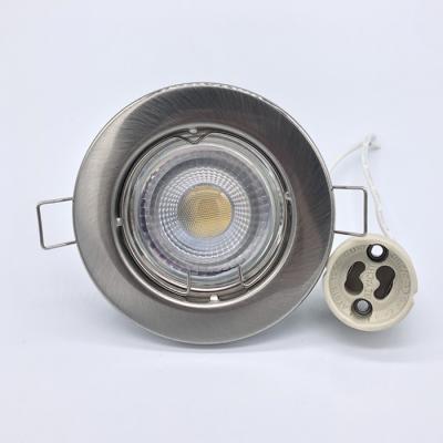 China China factory wholesale indoor led downlight lighting adjustable recessed shade led spot light fitting mr16 gu10 mobile ceiling light fitting for sale