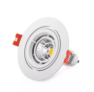 China IP20 Spotlight IP20 Rotate Led Spotlight Fixture Front Replace GU10 MR16 Bulb Led Light Shade Flip Downlight Fittings For Project for sale