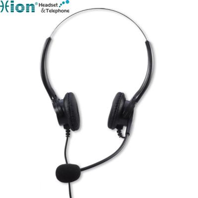 China Best Selling Binaural Headset Office Call Center Noise Canceling USB Headset For PC, Learning, Voice Communication for sale