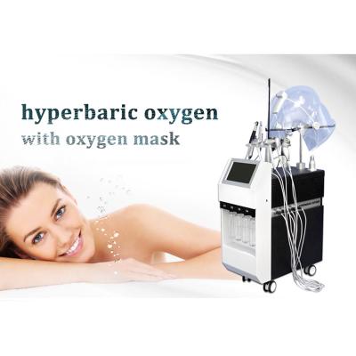 China CE Approved Oxygen Dermabrasion Water /space Equipment Therapy Pigment Removal Oxygen Facial Machine With Oxygen Mask for sale