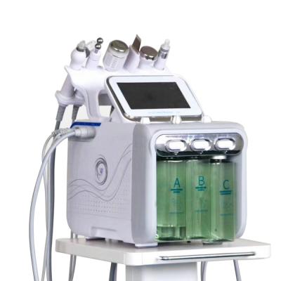 China 2021 New Design Exfoliators 6 IN 1 O2 H2 Hydraulic Dermabrasion /diamond hydra microdermabrasion facial peel machine for sale