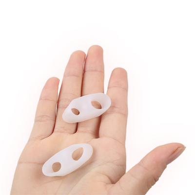 China Soft Gel Bunion Straightener Foot Care Toe Separator Little Finger Protector Hallux Valgus Silicone Corrector for sale