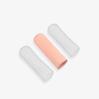 China Hand Foot Care Tool 1 Pair Silicone Tube Bandage Bandage Finger Cradles Glove Sleeve Cover Finger Analgesic Toe Cap Finger Protector for sale