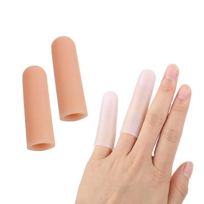 China For Finger Corn Protector Silicone Gel Finger Little Toe Separators Sleeve Cover Foot Pain Relief Cribs Toe Protector Basketball Silicone Finger Care Tool for sale