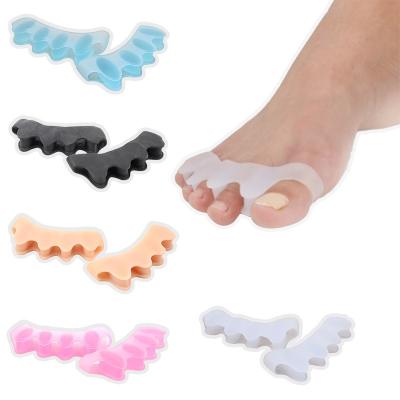 China Corrector Orthopedic Hammer Tape Straighter Toe Separator Flexible Finger Spacer Toe Separating Straighteners Hallux Valgus for sale