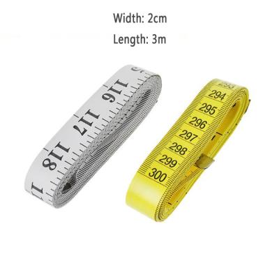 China Customized Logo Eco-Friendly 3 Meters 300 Cm Soft Metric Body Tape PVC Sewing Ruler Tailor Tape Measure for sale