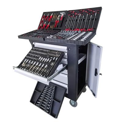 China Storage High Quality Tools With Tool Cabinet , 240pcs Heavy Duty Hand Tools With Trolley Cabinet RT240A1 for sale