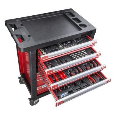 China Garage Shop Tools Hot Sale 159CPS Germany Hand Tools With Tool Cabinet, Metal Roller Cabinet With Storage Tools for sale