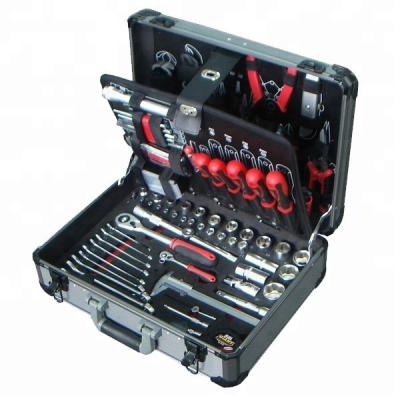 China Workshop Tools High Quality 198PCS Tools With Aluminum Set In Mechanic Tool Set Kit for sale