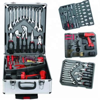 China 166PCS Cordless Workshop / Household Repair Tool Kits In Case Power Tools Set Power Tools for sale