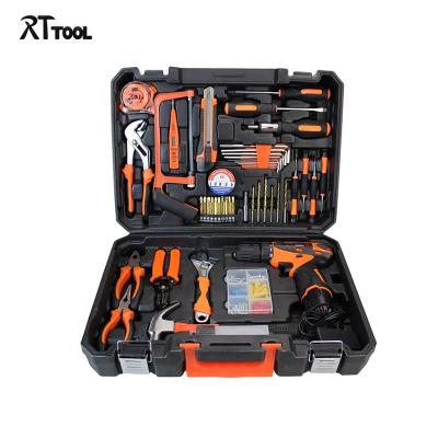 China Basic Electrician Tools Kit Box Set Power Car Tool Professional Home Use Repair Hand Workshop/Household for sale