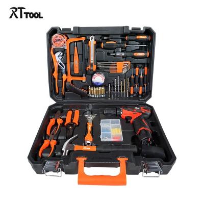 China Home Use Maintenance Tools Kit Cheap Tool Boxes Home Electrical Tool Kit For Electricians With Plastic Box for sale