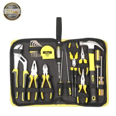 China Household Reparing Japan ScrewdriverHand Design 23pcs Adjustable 2022 Wrench Tools Mechanic Hand Tool Set Hardware Box Pliers for sale