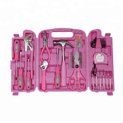 China Workshop/Garden Repair 149PCS Household/Household/Hand/Madam's Pink Tool Kit for sale