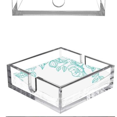 China Viable Transparent Acrylic Tissue Box Plastic Tissue Box Lid for sale