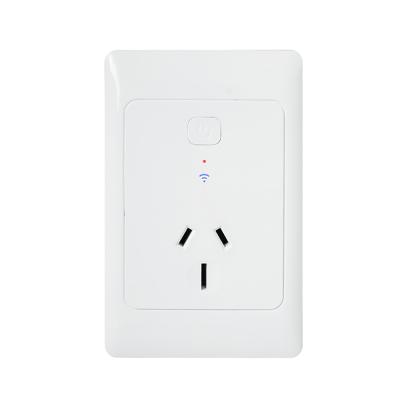 China Office/Home 1 Strip Australia Wall Socket Push Button Smart Light Switch for sale