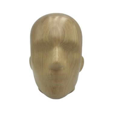 China Other Shape Wholesale Wooden Mannequin Head Display Hat Dummy Head Model For Shop for sale