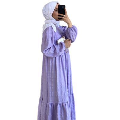 China Modest Wear Clothing Elegant Islamic Clothing Middle East Dubai Abaya Turkey Africa Women Malaysia Muslim Dress Long for sale