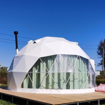 China Luxury Water Proof Dome Glamping Tent For Outdoor With Transparent Sunlight Garden Hotel for sale