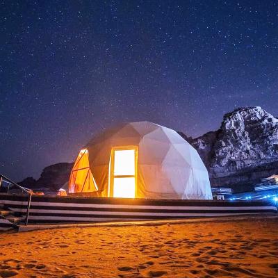 China Camouflage Game Igloo Geodesic Dome/Luxury Waterproof Transparent Dome Tent Hotel Field Geodesic Dome With Bathroom for sale