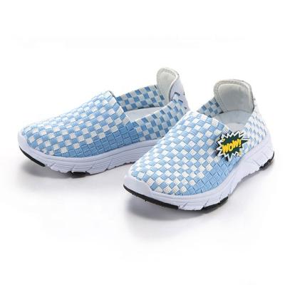 China Usb hot sale school casual shoe for baby summer woven kids shoes for kids for sale