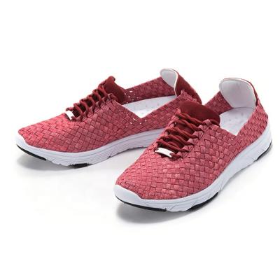 China Usb Flat Bottom Pedal Set Lazy Foot One Of The 2022 Summer Woven Shoe Spring Women'S Casual Shoes for sale