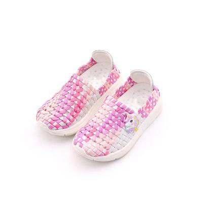 China Usb Best Quality Woven Shoe Soccer Mesh Kids Shoes For Mountaineering for sale