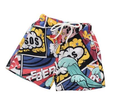 China Factory Wholesale Custom Breathable Kids Summer Boutique Polyester Cotton Fabric Beach Casual Shorts For Boy Clothes for sale