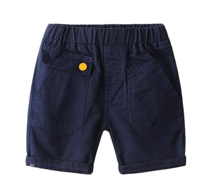 China Factory Wholesale Custom Breathable Kids Summer Boutique Polyester Cotton Fabric Beach Casual Shorts For Boy Clothes for sale