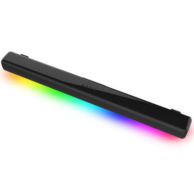 China Interesting Mini System JK Sound 2.0 Design 2.0 New Soundbar Radio For TV,Computer Mountable Sound Gaming Bar RGB Desktop Speaker for sale