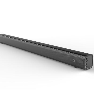 China Slim design ABS metal material wireless system 40W wireless soundbar TV sound bar with remote for sale