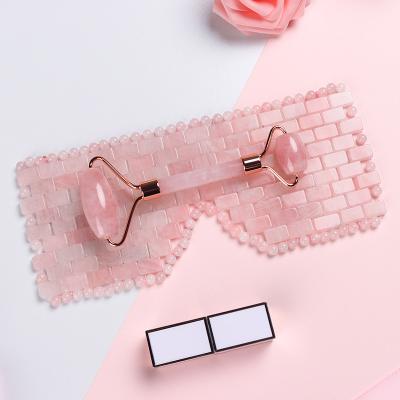 China Anti-puffiness Xiuyan anti-aging natural Crystal Jade Eye Mask Jade Stone face eye mask for dry eye mask for sale