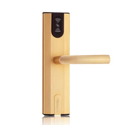 China Apartments Aluminum Alloy Panel Security Hotel Intelligent Electronic Keyless Door Lock for sale