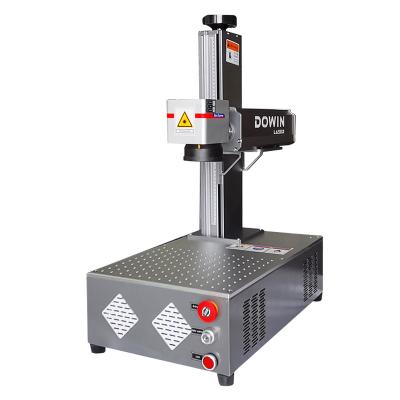 China 20W 30W 50W Metal Laser Fiber Laser Engraving Machine Gold Air Cooled Desktop Jewelry Machine Marking Steel Engraving Machine for sale