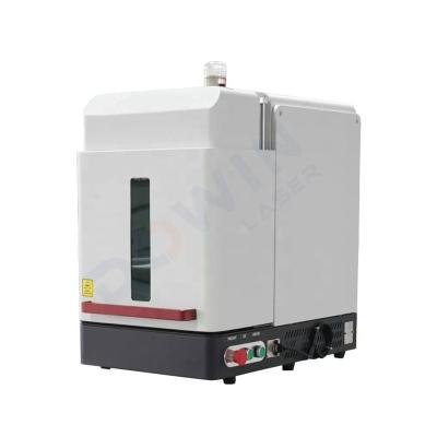 China Laser Marking European Standard 20W 30W Encased Portable Laser Marking Machine On Metal for sale